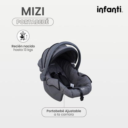 Carriola Infanit Mizi Con Sistema De Viaje Y Charola
