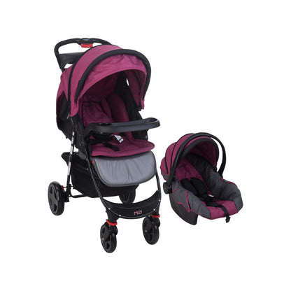 Carriola Infanit Mizi Con Sistema De Viaje Y Charola