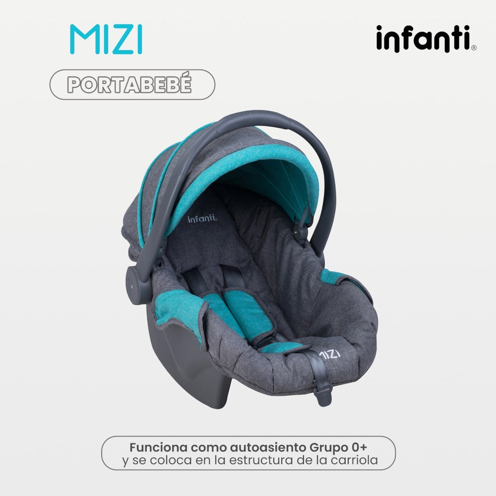 Carriola Infanit Mizi Con Sistema De Viaje Y Charola