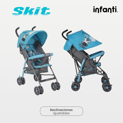 Carriola de Bastón Skit Safari Infanti Ligera y Portátil