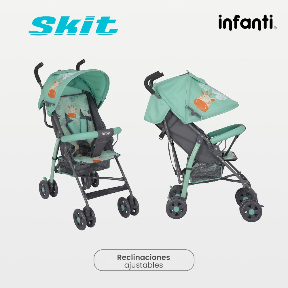Carriola de Bastón Skit Safari Infanti Ligera y Portátil