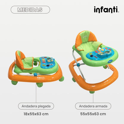 Andadera Musical Infanti Ligera Para Bebé