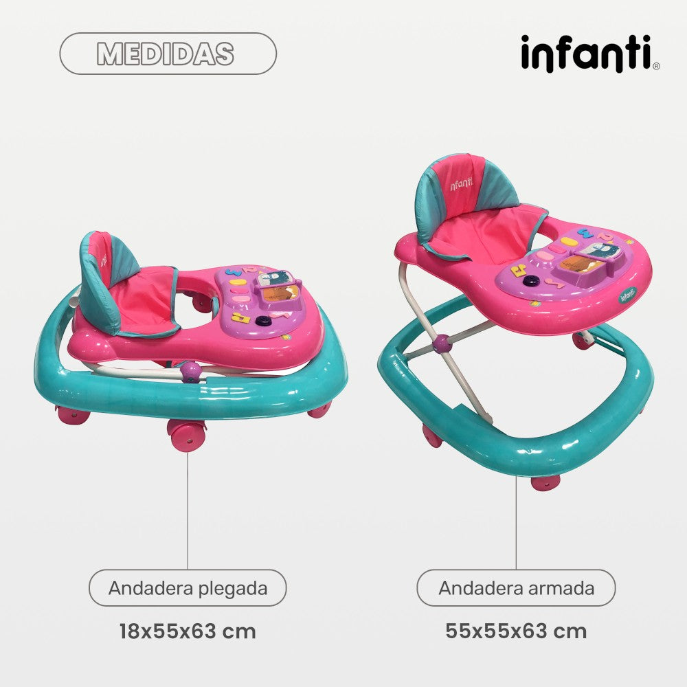 Andadera Musical Infanti Ligera Para Bebé