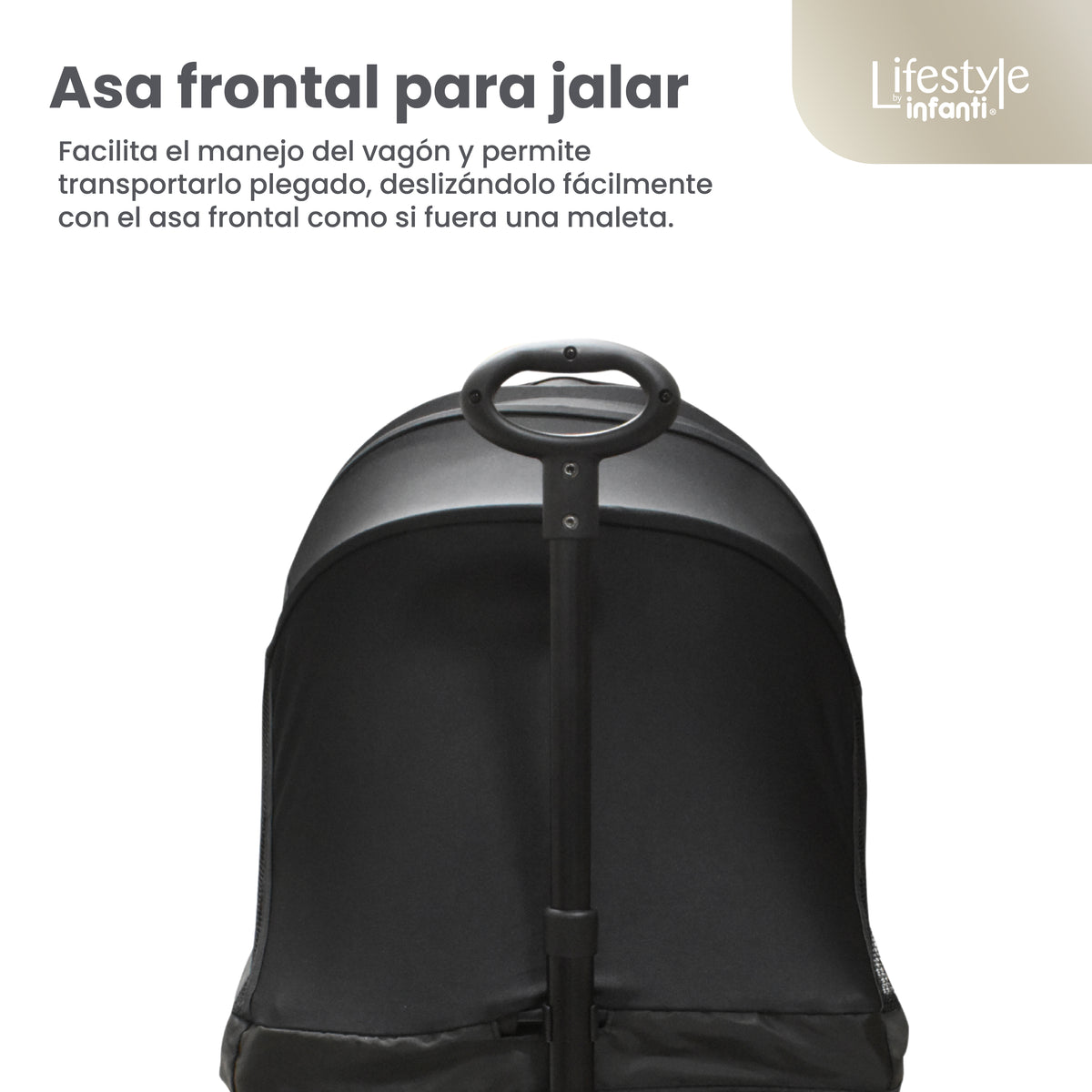 Vagón Everett Con 2 Asientos y Toldos Desmontables