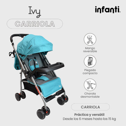 Carriola De Paseo Ivy Infanti Con Mango Reversible