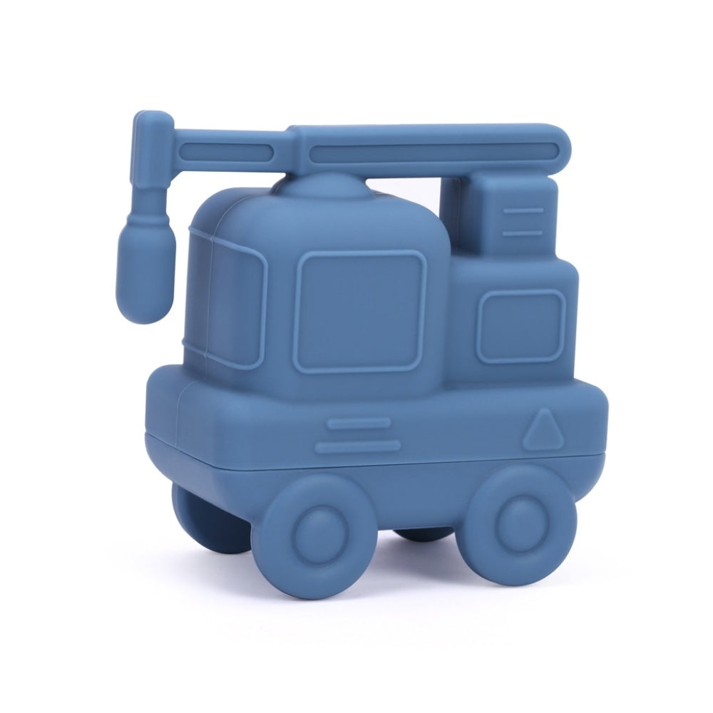 Set De Juguetes De Silicón Para Baño Con 5 Piezas Camioncitos De Construcción Con 5 Piezas