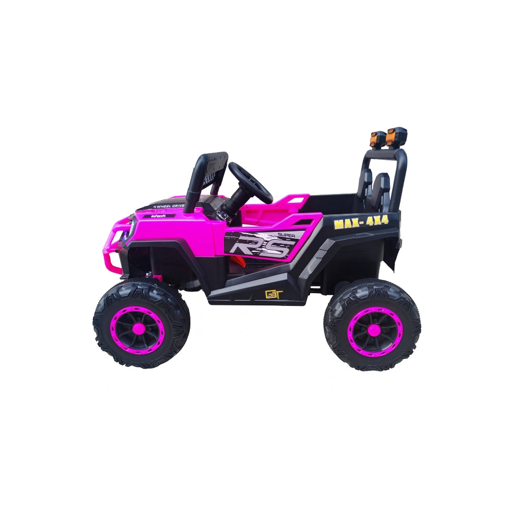 Carro Eléctrico Montable Tipo Rzr Todo Terreno Control, Infanti