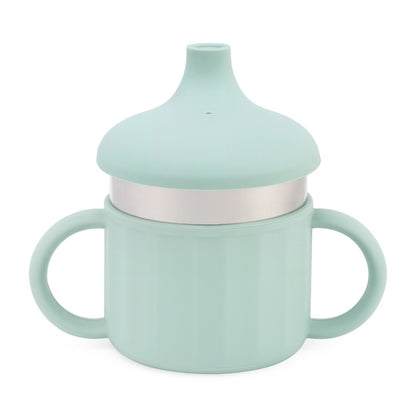 Vaso Entrenador Térmico Sippy Cup Con Asas Laterales Y Diseño Práctico