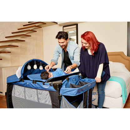 Cuna De Viaje Con Mosquitero, Organizador Y Cambiador