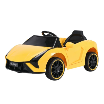 Carro Eléctrico Montable Tipo Deportivo Con Luces Y Musica