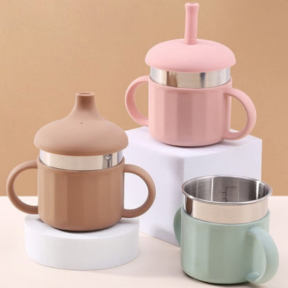 Vaso Entrenador Térmico Sippy Cup Con Asas Laterales Y Diseño Práctico