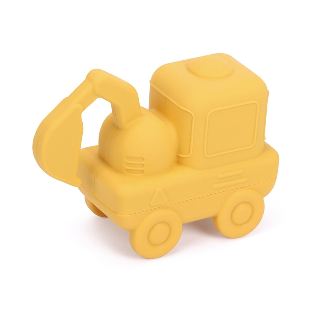 Set De Juguetes De Silicón Para Baño Con 5 Piezas Camioncitos De Construcción Con 5 Piezas
