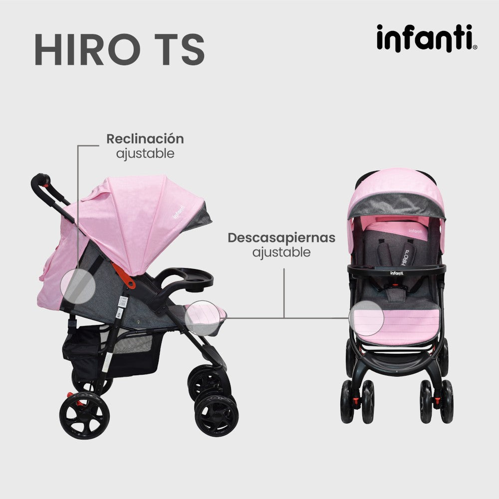 Carriola Travel System Hiro TS Infanti Multiposiciones