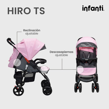 Carriola Travel System Hiro TS Infanti Multiposiciones