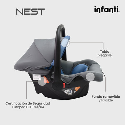 Autoasiento Con Base Grupo 0 Anclaje Universal