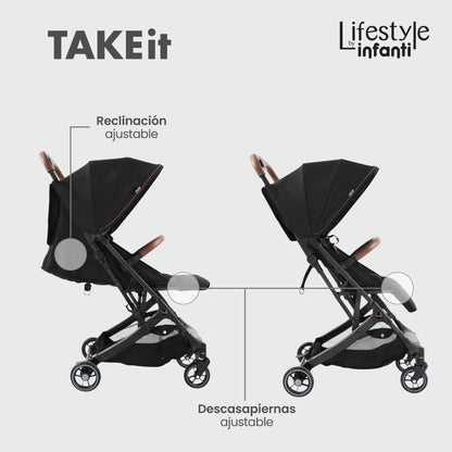 Carriola Travel System Take It Lifestyle by Infanti Color Black