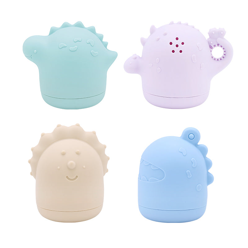 Set De Juguetes De Baño Con 4 Piezas Diseño Colorido Para Jugar