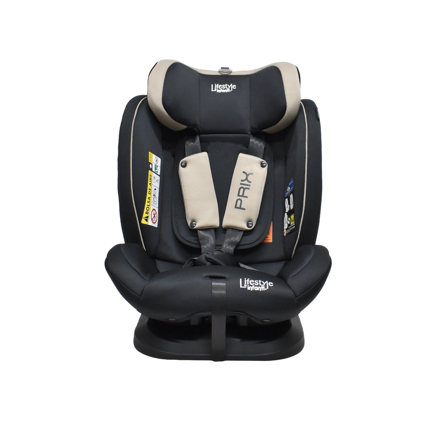 Autoasiento Prix Con Reclinación Ajustable y Arnés De Seguridad