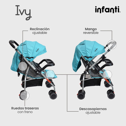 Carriola De Paseo Ivy Infanti Con Mango Reversible