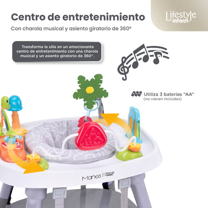 High Chair For Dining Adjustable And Detachable Body 