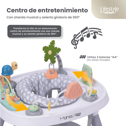 High Chair For Dining Adjustable And Detachable Body 