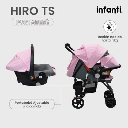 Carriola Travel System Hiro TS Infanti Multiposiciones
