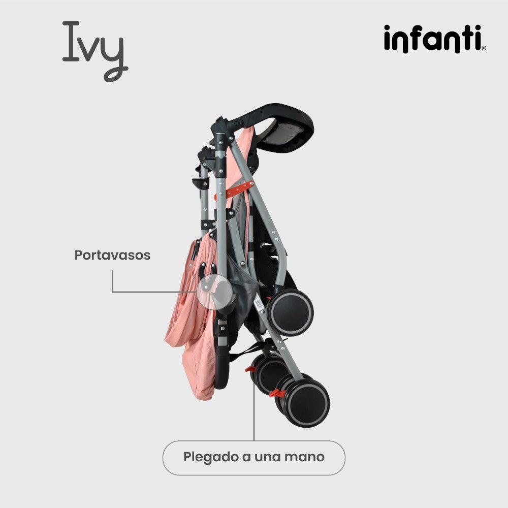 Carriola De Paseo Ivy Infanti Con Mango Reversible