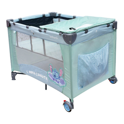 Cuna Corral De Viaje Disney Armado Sencillo Adaptable Seguro Con cambiador desmontable