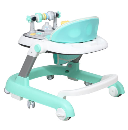 Andadera Stitch Disney 3 en 1 Con Charola Interactiva Led Sonido y Asiento Removible