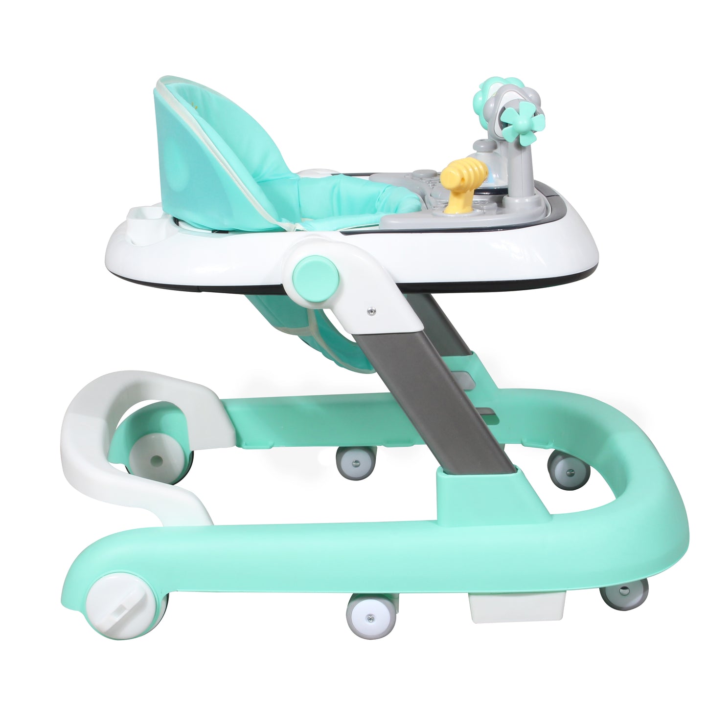 Andadera Stitch Disney 3 en 1 Con Charola Interactiva Led Sonido y Asiento Removible