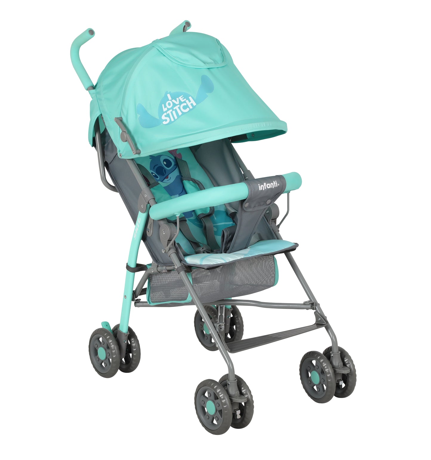 Carriola Bastón De Bebé Stitch Disney Ultra Ligera Plegable