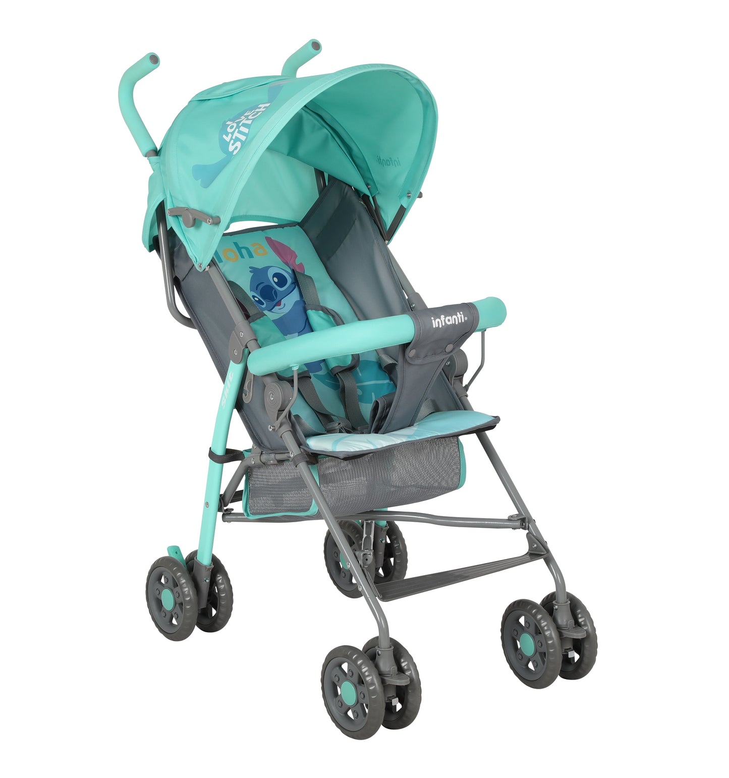 Carriola Bastón De Bebé Stitch Disney Ultra Ligera Plegable