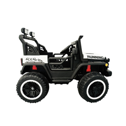 Carro Eléctrico Montable 4 X 4 Todo Terreno Luces Led Musica