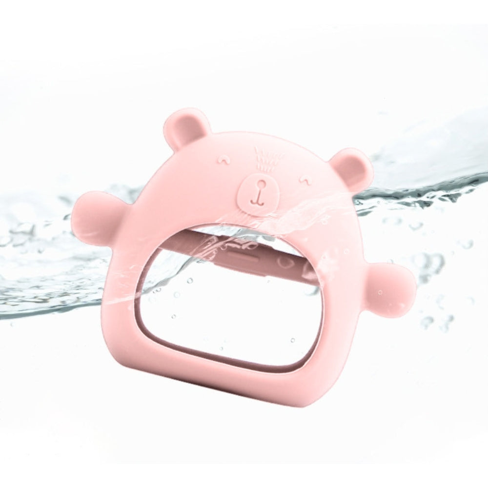 Mordedera De Silicón Con Diseño De Oso  Fácil De Sujetar Y Manipular
