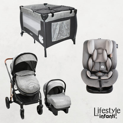 Combo Carriola Travel System, Cuna de Viaje y Autoasiento Lifestyle by Infanti