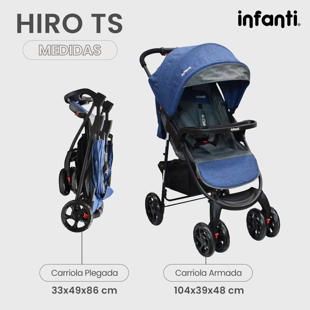Carriola Travel System Hiro TS Infanti Multiposiciones