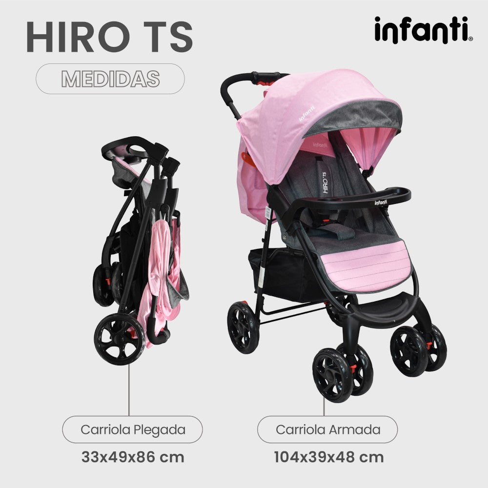 Carriola Travel System Hiro TS Infanti Multiposiciones