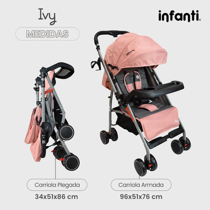 Carriola De Paseo Ivy Infanti Con Mango Reversible