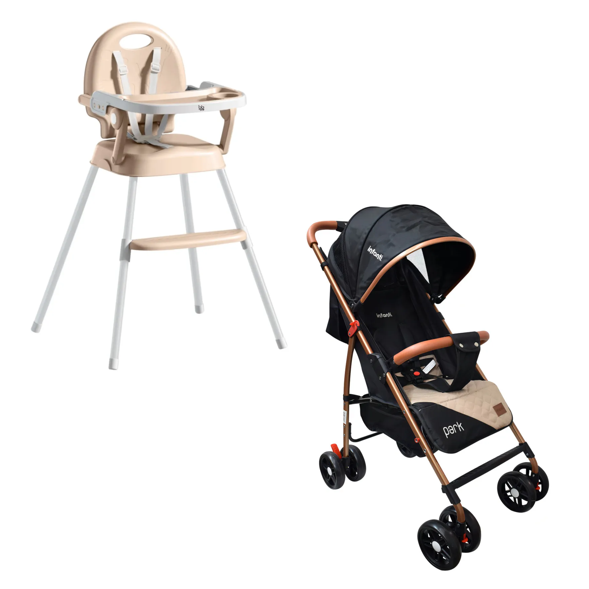Set Carriola Ligera Park y Silla Alta BB Joy