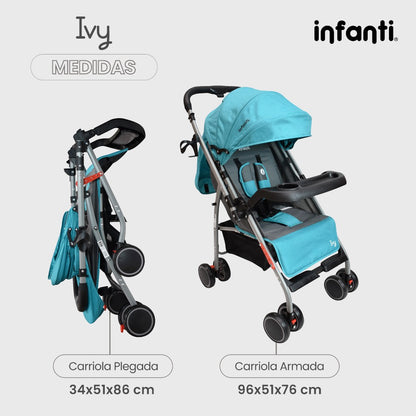 Carriola De Paseo Ivy Infanti Con Mango Reversible