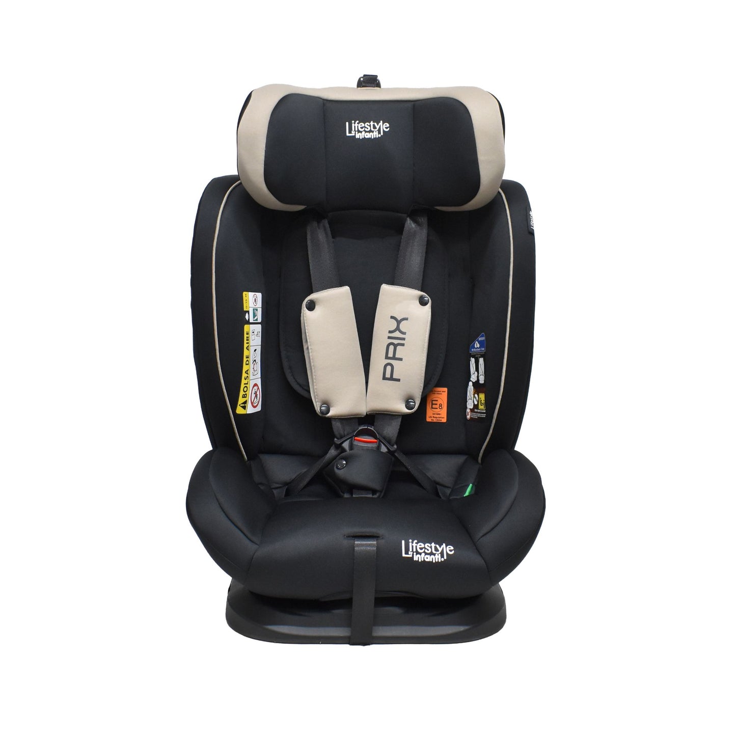 Autoasiento Prix Con Reclinación Ajustable y Arnés De Seguridad