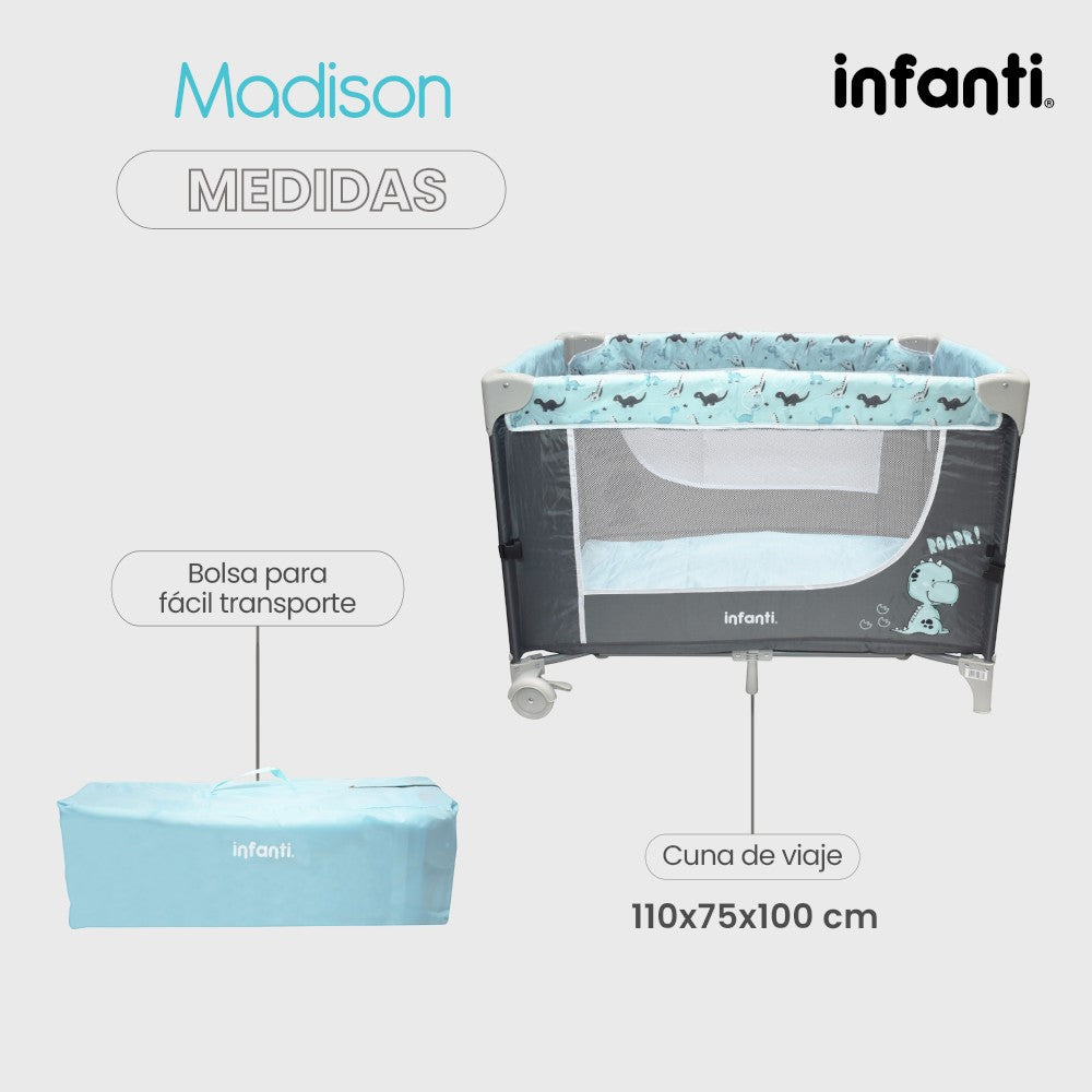 Cuna De Viaje Madison Infanti Convertible A Colecho