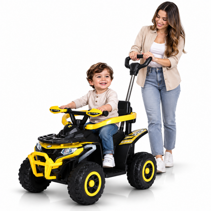 Cuatrimoto  Montable Urban Kids Con Música Y Luces, Barras De Seguridad