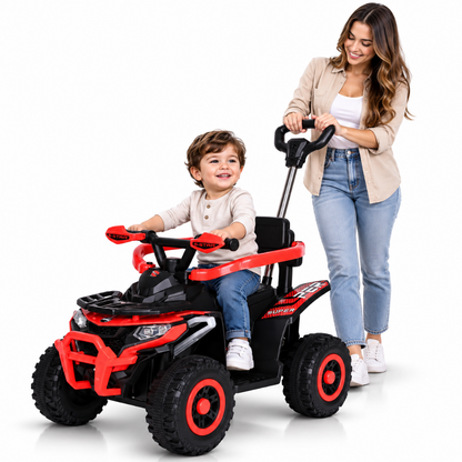 Cuatrimoto  Montable Urban Kids Con Música Y Luces, Barras De Seguridad