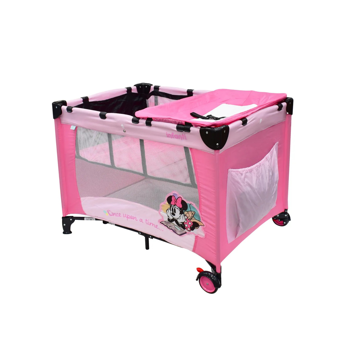 Set Carriola y Cuna Disney Home Club Minnie Rosa