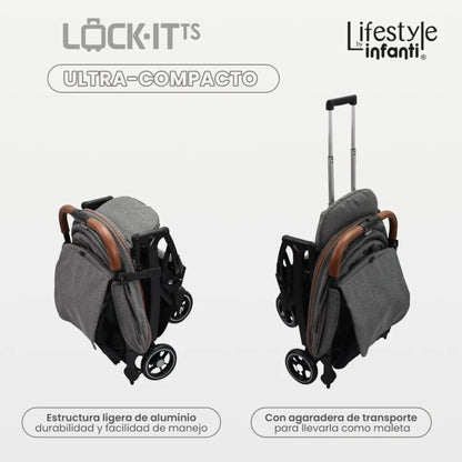 Carriola Sistema De Viaje Lock It + Cuna Colecho Vinny