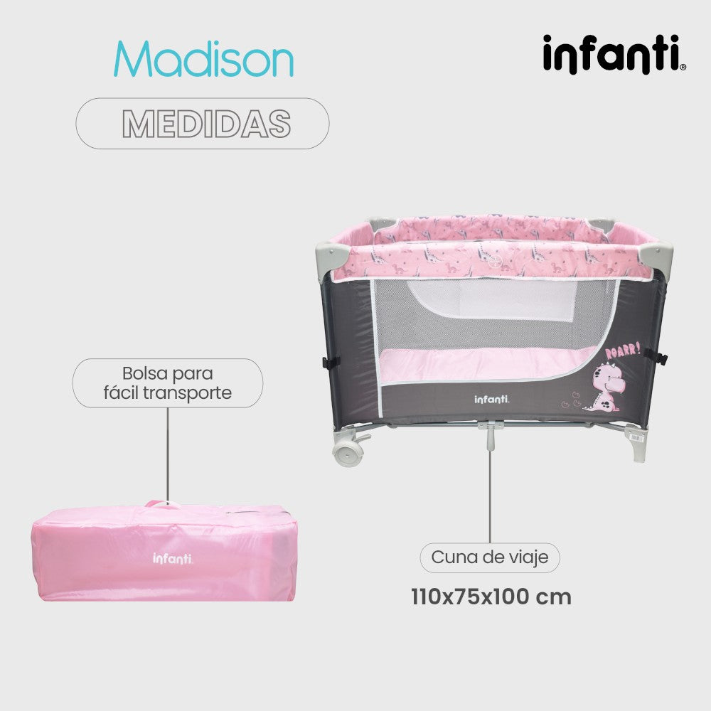 Cuna De Viaje Madison Infanti Convertible A Colecho