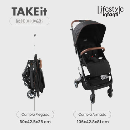 Carriola Travel System Take It Lifestyle by Infanti Color Black