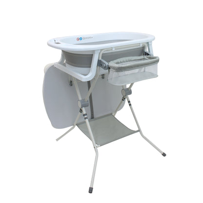 Bañera Plegable Con Cambiador Termómetro Digital Y Soporte, Infanti