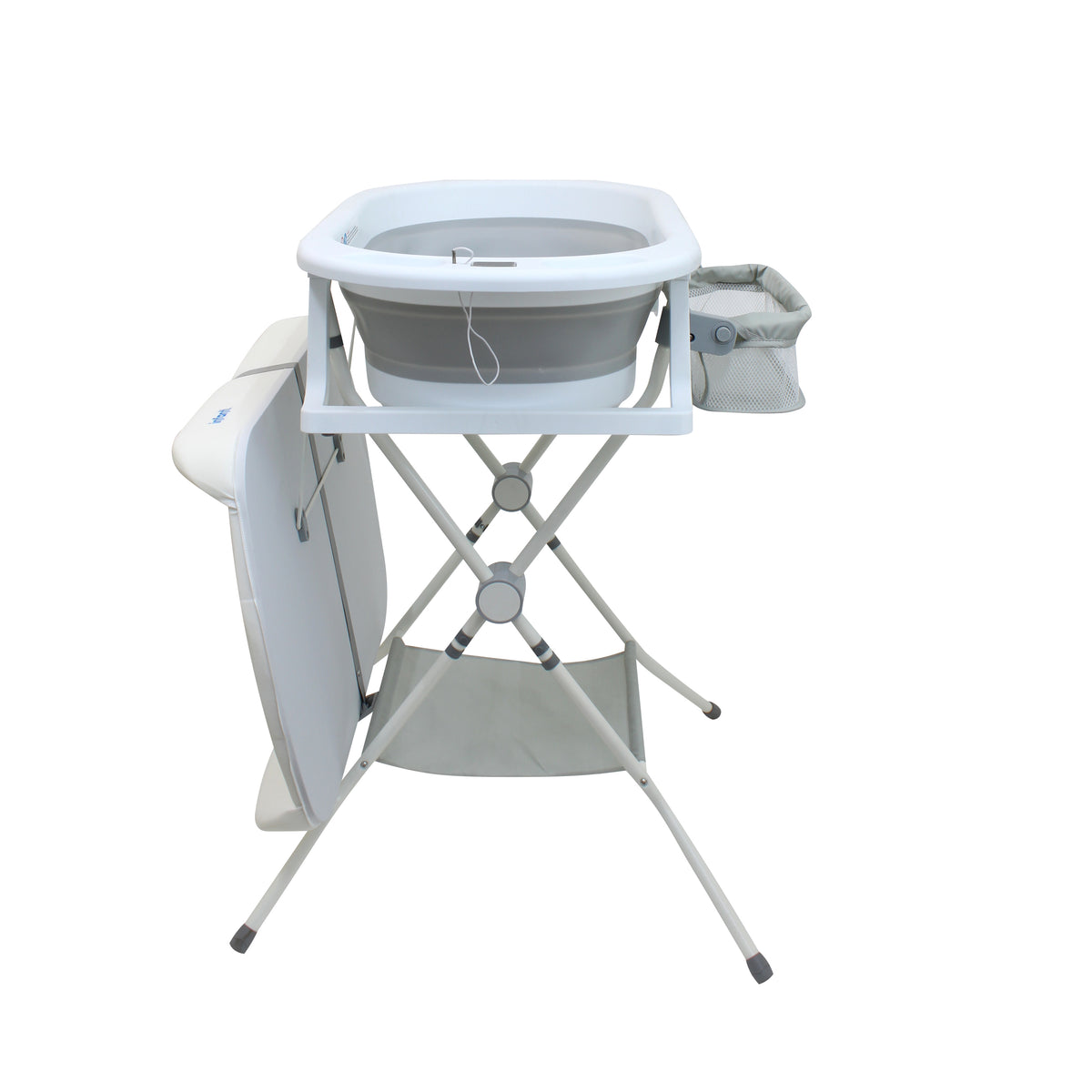Bañera Plegable Con Cambiador Termómetro Digital Y Soporte, Infanti